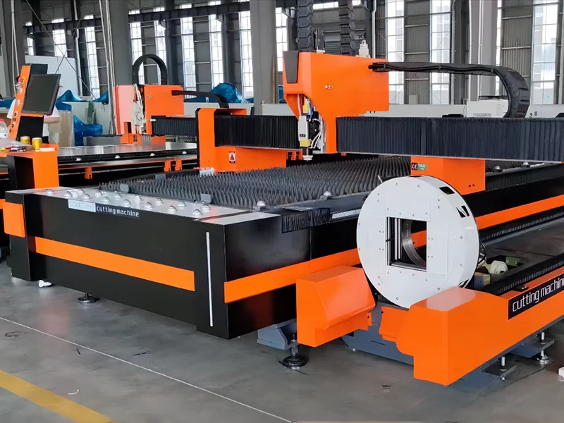 Dual-use fiber laser cutting machine