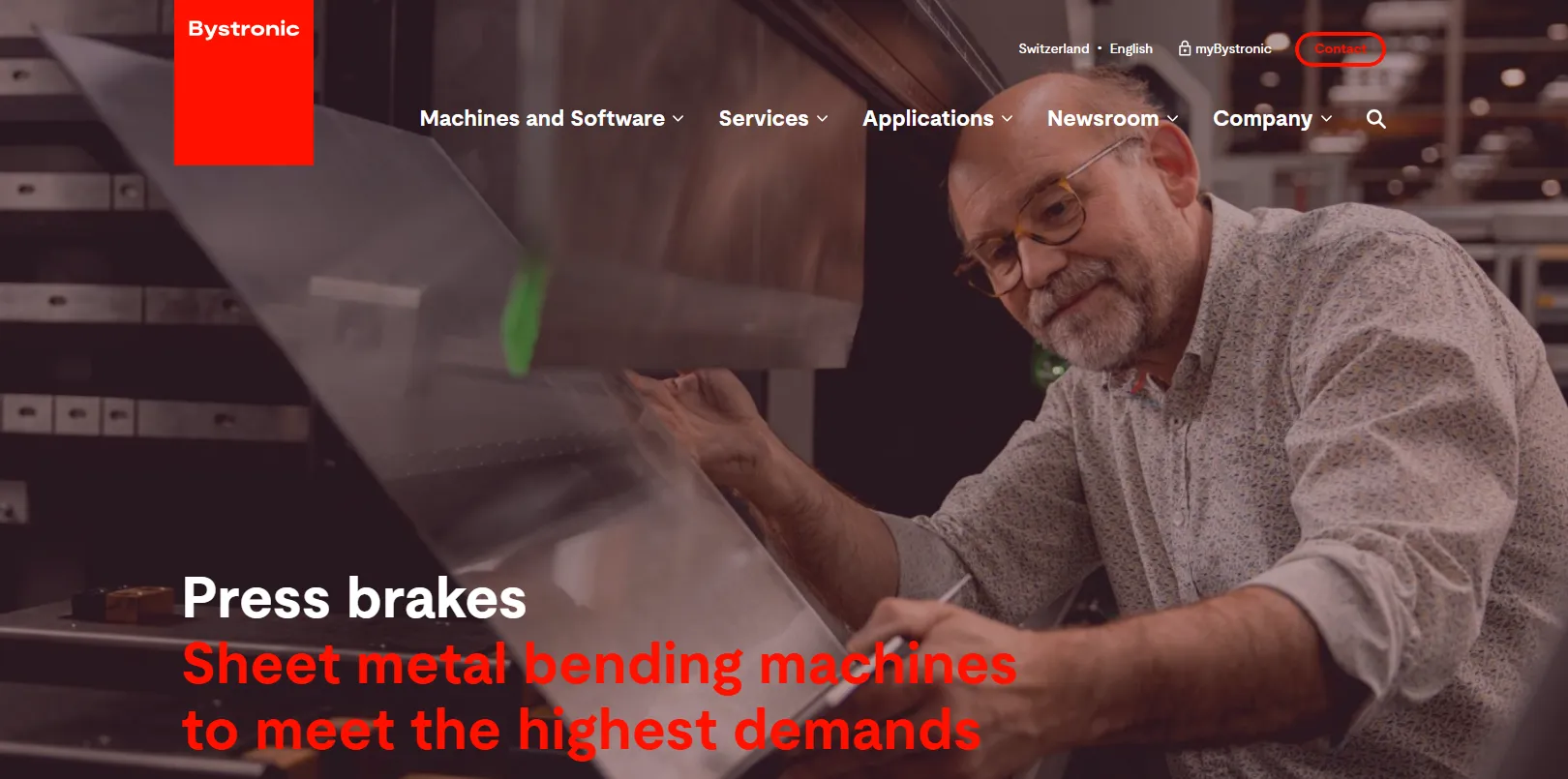 Bystronic Swiss Press Brake Manufacturer